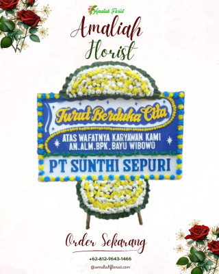 Papan Bunga Duka di Bonjeruk