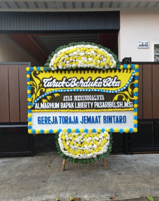 Papan Bunga Duka di Bonjeruk