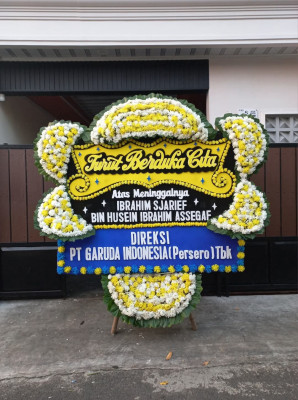 Papan Bunga Duka di Bonjeruk