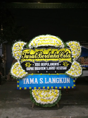Papan Bunga Duka di Bonjeruk