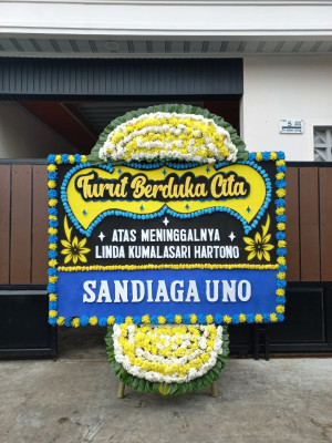 Papan Bunga Duka di Bonjeruk